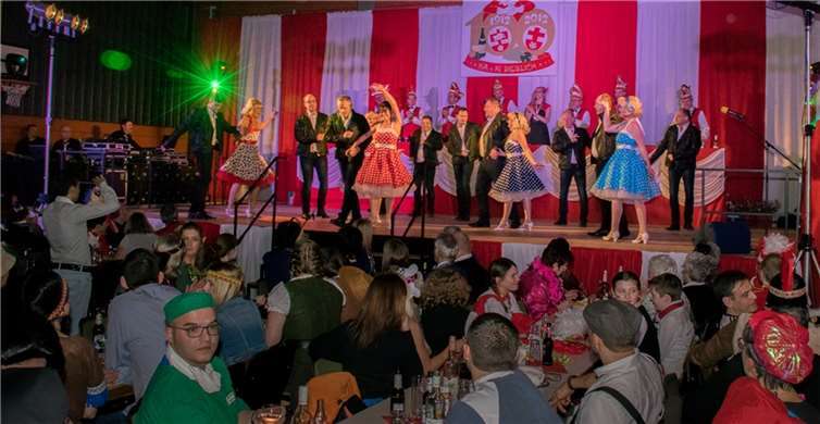 Eine Hommage an das Musical „Grease“ brachten die „Funcys“ auf die Bühne.