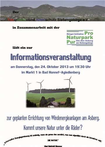 Eine Informationsveranstaltung in Aegidienberg. Privat