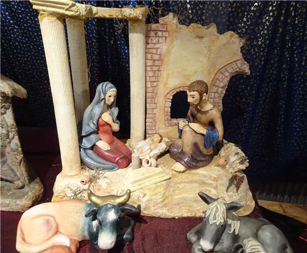 Eine Krippe der berühmten Rosina Waldmeister.