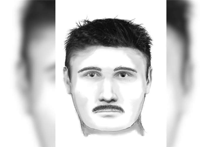 Eine Phantomzeichnung des unbekannten Täters. Copyright: Polizei RLP