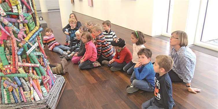 Eine Reise in die Welt der Kunst unternahmen die zukünftigen Erstklässler aus Gönnersdorf zum Abschluss ihrer Kindergartenzeit. privat