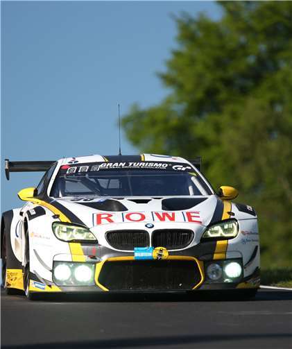 Eine Rennszene aus dem 24h-Rennen auf dem Nürburgring 2017, Nürburgring-Nordschleife. Gruppe C Photography