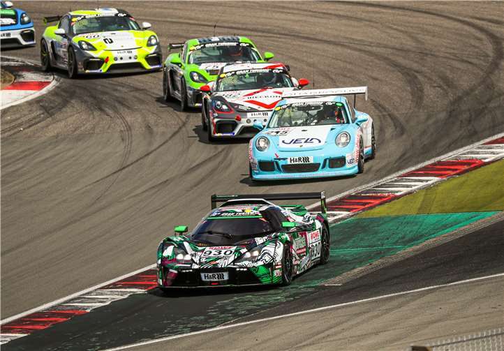 Eine Rennszene aus dem 4. NLS Lauf. Foto: privat