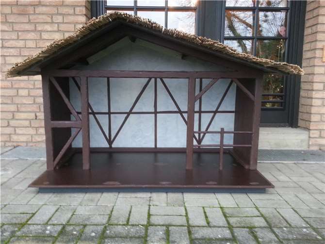 Eine Riesenkrippe gab es für Oma und Opa von Lena!