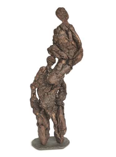 Eine Skulptur aus Treibgut von Norbert Klöckner. privat