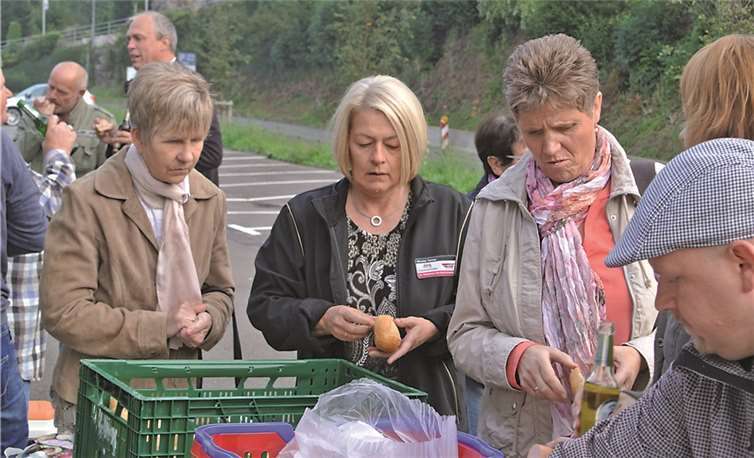 Eine Stärkung zwischendurch nutzten alle Teilnehmer. privat