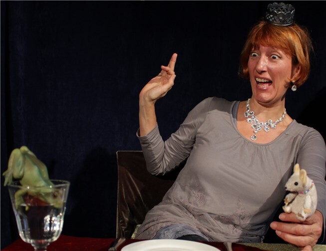 Eine Szene aus dem Figurentheater. Foto: privat