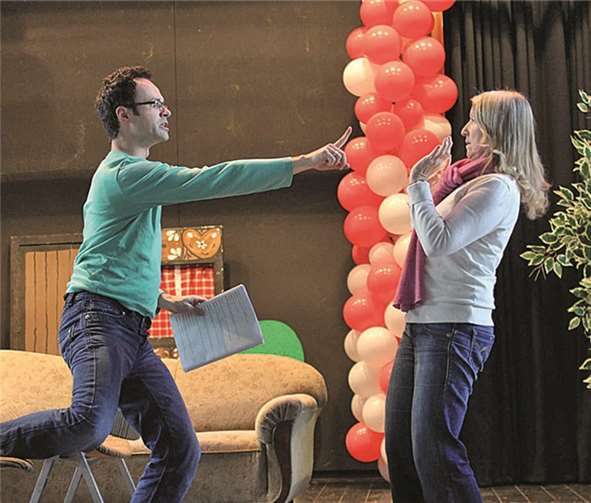 Eine Szene aus dem Theaterstück. privat