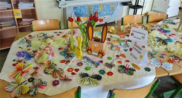 Eine Vielzahl wunderbarer Oster- und Frühlingsdekorationen gab es zu bewundern und zu kaufen.  Foto: privat