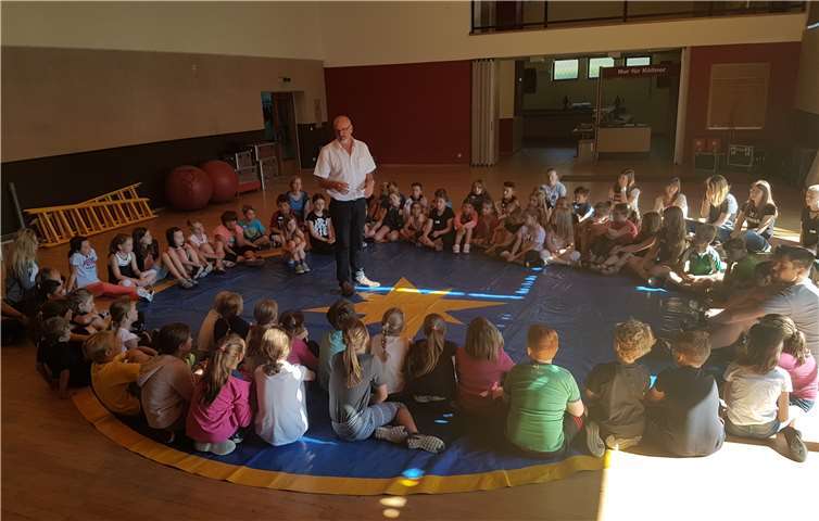 Eine Woche lang haben sich die Kinder mit dem Thema Zirkus beschäftigt. privat