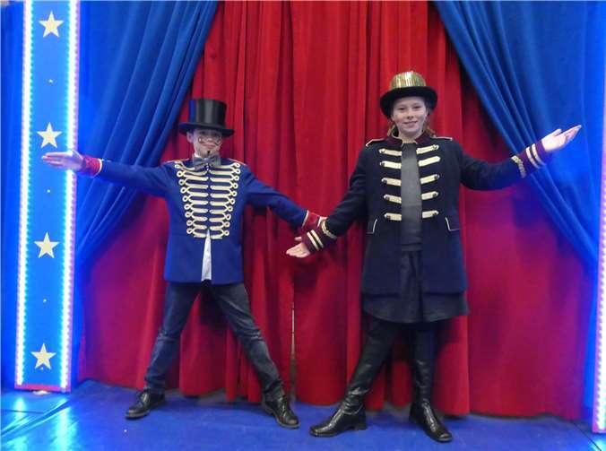 Eine Woche lang verwandelte sich die Schule in eine Zirkusmanege.