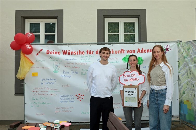 Eine Wunschtafel ließ Raum für manche Anregung und Verbesserung