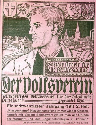 Eine Zeitung des katholischen Volksvereins.Quelle: wikimedia
