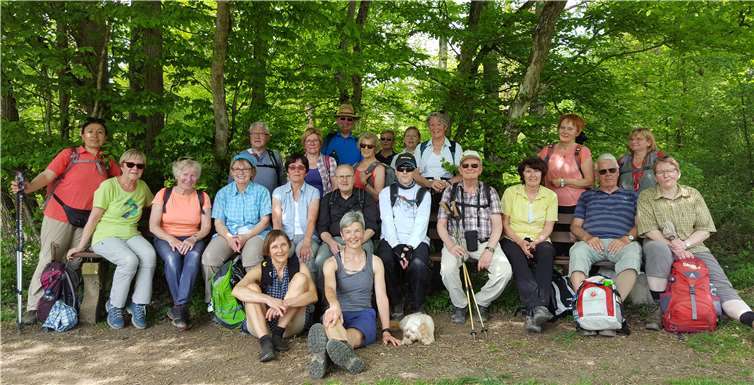 Eine anspruchsvolle Wandertour bestritten 22 Wanderfreunde des Eifelvereins. privat