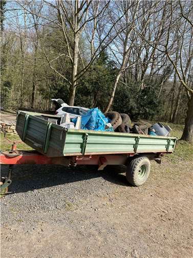 Eine beachtliche Menge Müll wurde in und um Dattenberg gesammelt.  Foto: privat