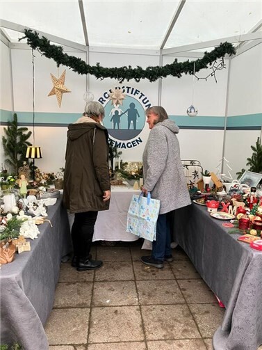 Eine beachtliche Summe wurde am Stand erzielt. Foto: privat