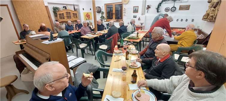 Eine besinnliche Weihnachtsfeier konnte stattfinden. Foto: privat