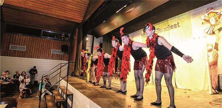 Eine besondere „Augenweide“ waren die Männerballetts.