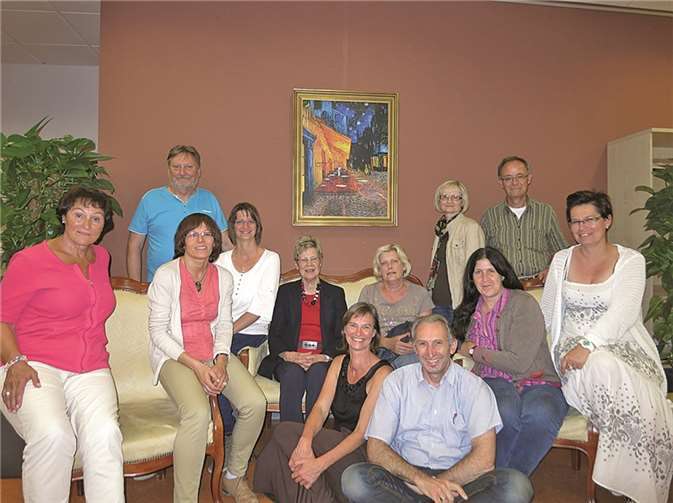 Eine der Lernpaten-Gruppen beim Supervisions-Treffen im Mai.privat