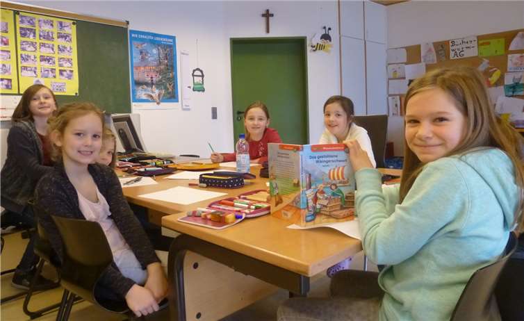 Eine der beliebtesten AG die von Frau Stumpf-Hosenfeld selbst ins Leben gerufen wurde.