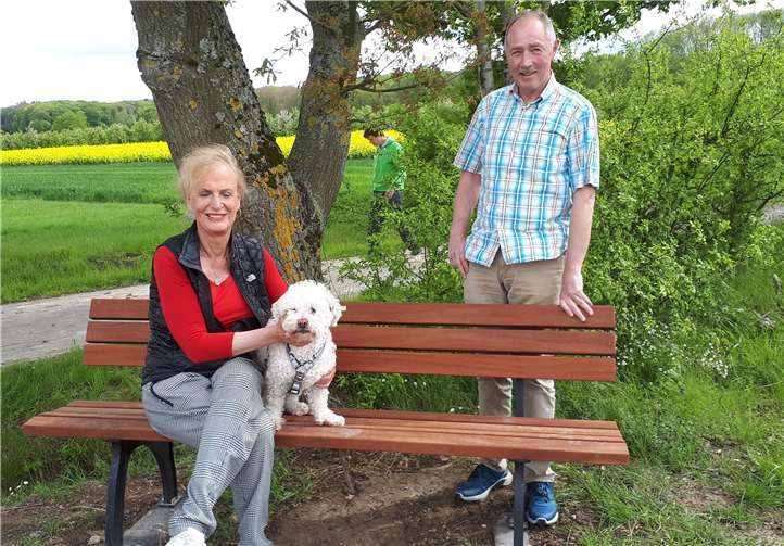 Eine der neuen Ruhebänke.Foto: privat