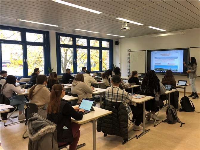 Eine der neuen digitalen Tafeln.Foto: privat