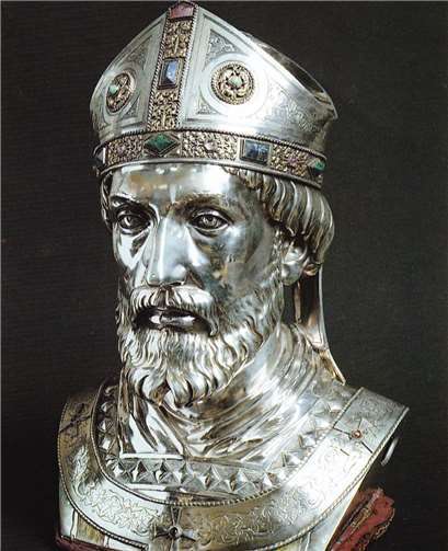 Eine der zu bewundernden Reliquien. Lechtape