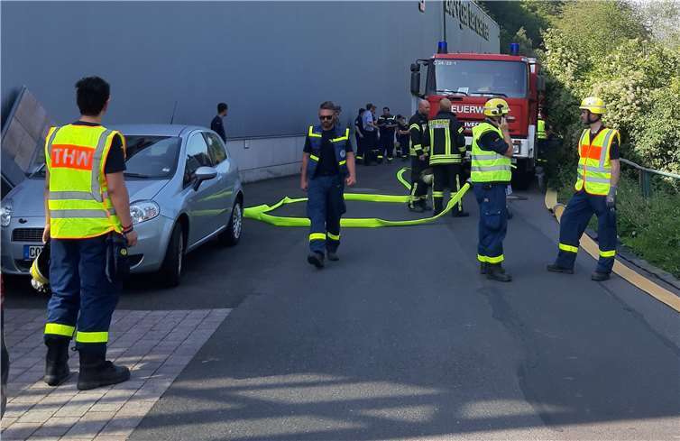 Eine erfolgreiche Übung fand vor dem röhrig-bauzentrum in Treis-Karden statt.Foto: privat