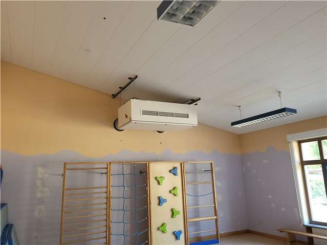 Eine fertig installierte Anlage.