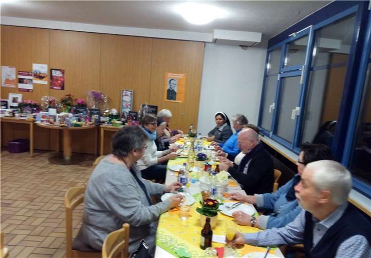 Eine gelöste und frohe Stimmung herrschte bei den Kolpingern von St. Mathias.Foto: privat