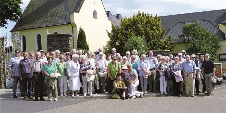 Eine große Gruppe Oberhuter Senioren hatte sich zusammengefunden, um diesen schönen Tag gemeinsam zu verbringen. privat