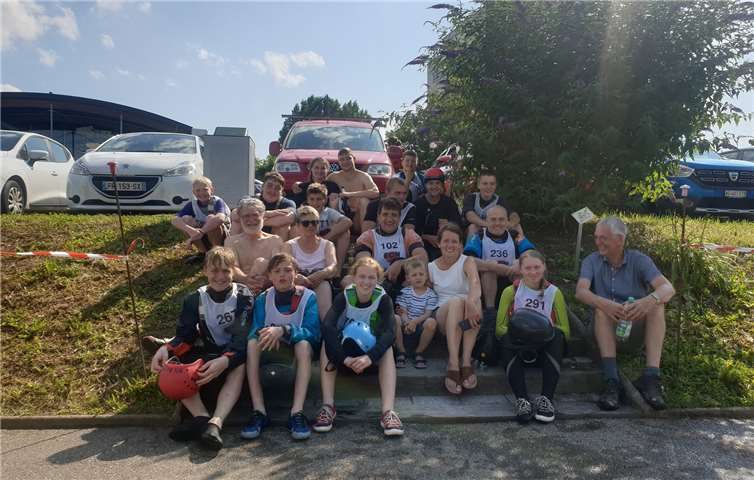 Eine große Gruppe der Brohler Wassersportler waren im französischen Huningue. Foto: privat