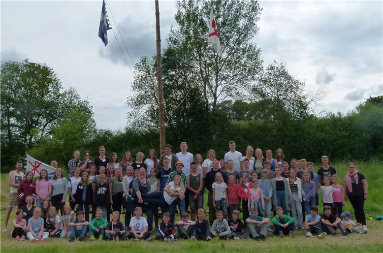 Eine große Gruppe verbrachte ein tolles Pfingstwochenende. Fotos: privat