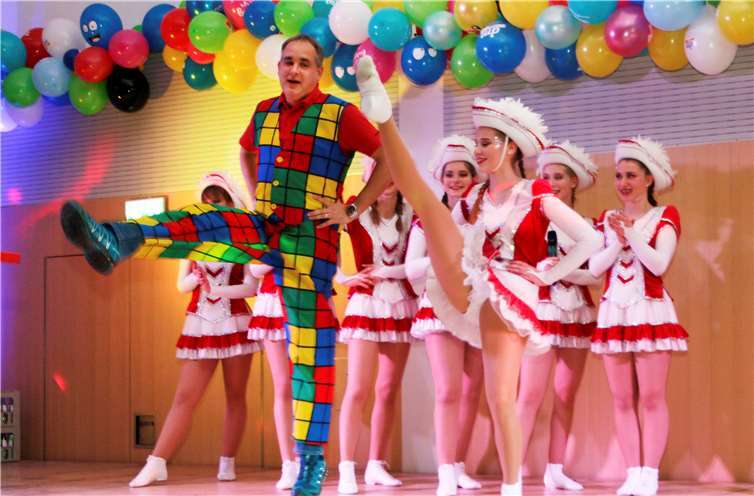 Eine gute „Figur“ bot Mike Mönig bei seine Gardetanzlehrstunde.