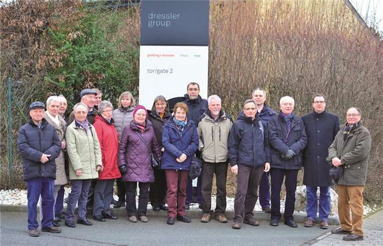 Eine hochinteressante Exkursion erwartete die Mitglieder der Kolpingsfamilie Meckenheim bei der ortsansässigen Dressler Group. privat