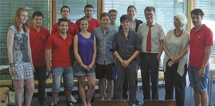 Eine interessante und lebhafte Veranstaltung war der "Politische Tag" am PJG, den die Jugendorganisatoren der SPD, CDU und Bündnis 960/Die Grünen organisiert hatten. privat