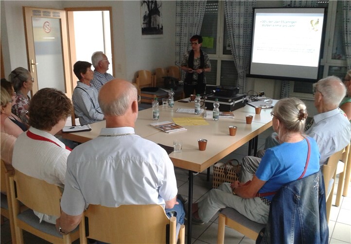 Eine interessierte Zuhörerschaft fand sich zum Vortrag über Sturzgefahren ein.  Privat