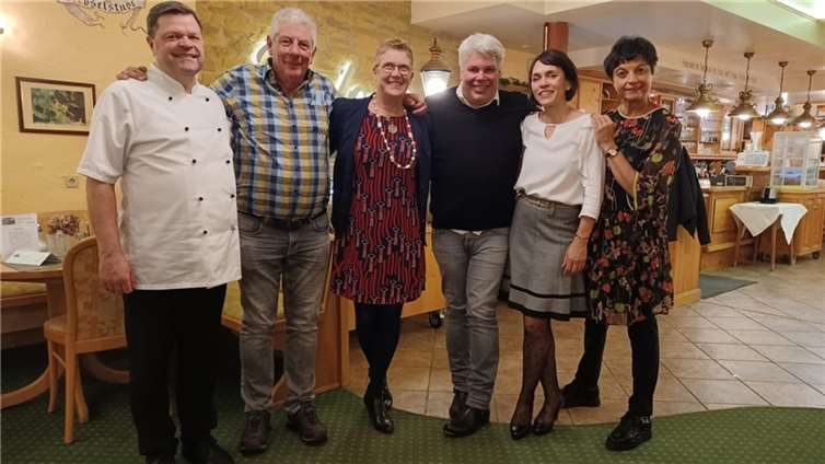 Eine kleine Delegation der Partnerschaft Heers, Belgien, war zu Besuch in Dieblich. Foto: privat