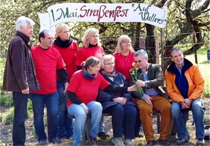 Eine lustige Mai-Fete gab es auf „Wallers“. FA
