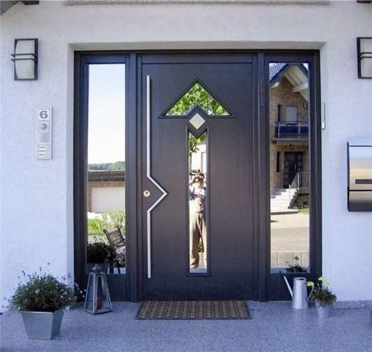 Eine nach eigenen Wünschen gestaltete Haustür.