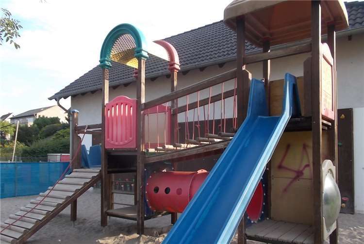 Eine neue Spielanlage entsteht. Foto: privat