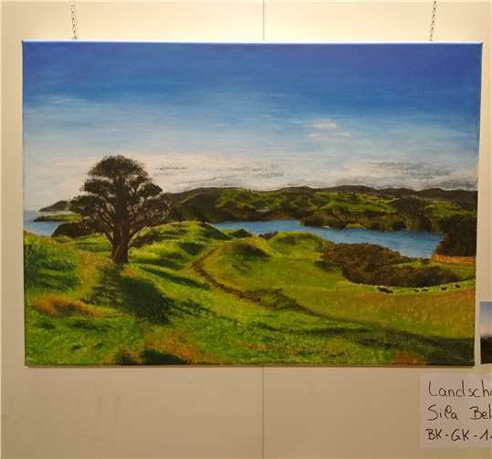 Eine romantischen Landschaftsmalerei von Sila Bektas. Foto: privat