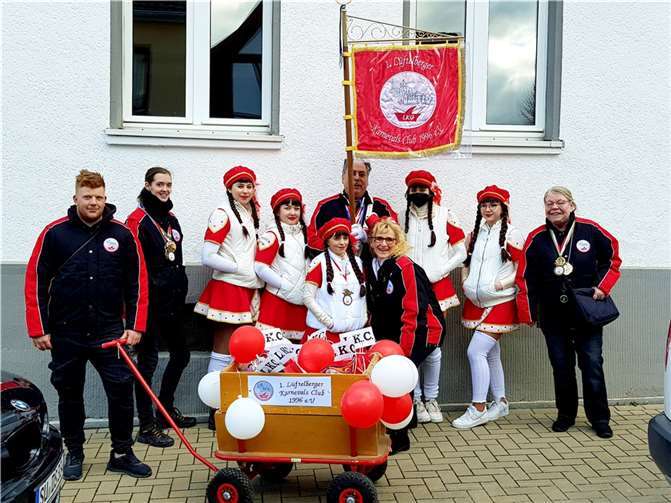 Eine schmucke Truppe brachte den Karnevalsspaß nach Hause. Fotos: privat