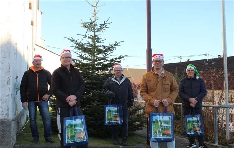 Eine „schöne Bescherung“ erhielten die Mitglieder der Dorfgemeinschaft St. Katharinen in den vergangenen Tagen vor die Tür gestellt.Foto: privat