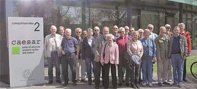 Eine spannende Führung erlebte die Gruppe des Meckenheimer Bürgervereins im Grundlagen-Forschungszentrum „Caesar“ in Bonn. privat