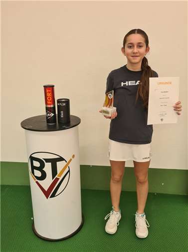 Eine starke Leistung konnte Zoe Bleffert beim traditionellen Baden-Junior-Cup in Leimen abliefern. Foto: privat