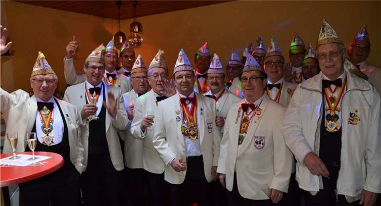 Eine starke Truppe in der KG - die Wiess-Fräck.