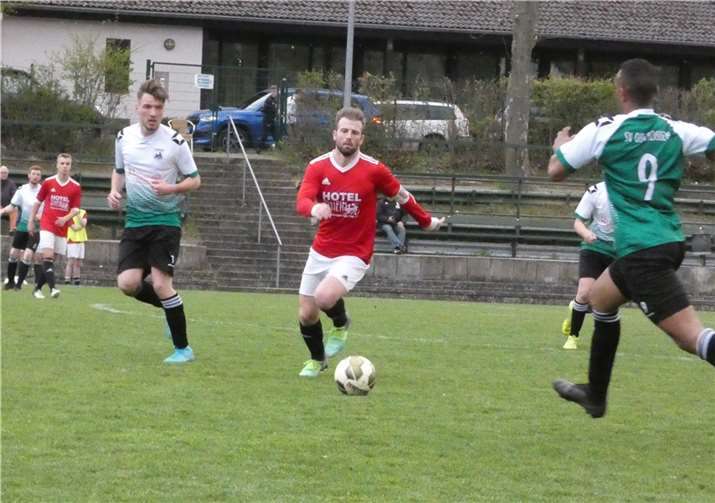 Eine starke kämpferische Leistung boten die Gäste um Kapitän Niklas Kath. Quelle: SV Kripp