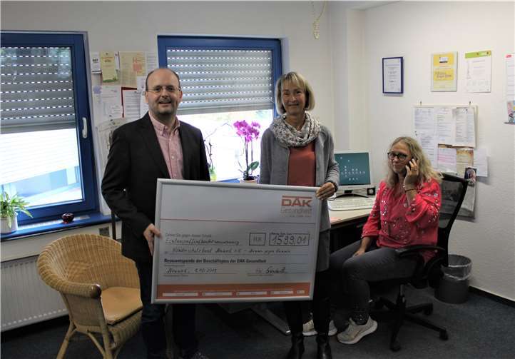 Eine stattliche Summe konnte die DAK überreichen. Foto: privat