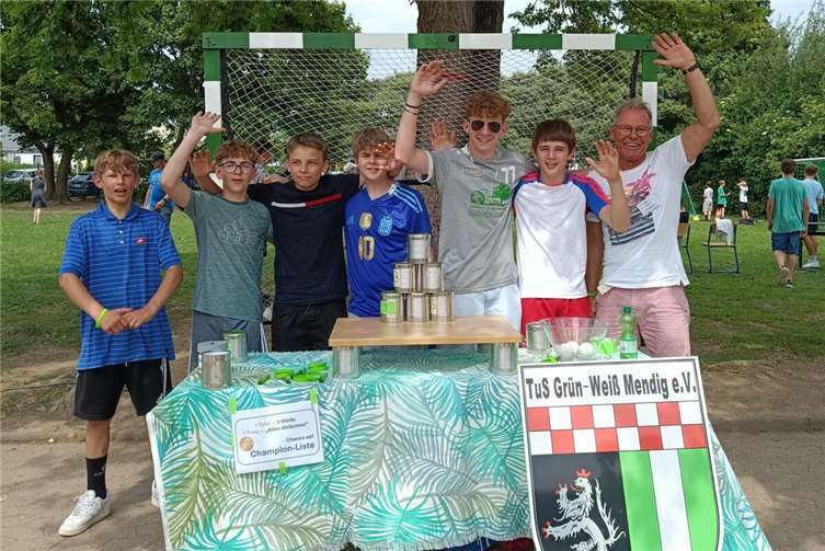 Eine tolle Aktion die allen viel Spaß brachte.  Foto: Grün-Weiß Mendig